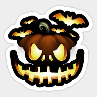 Happy Halloween Horror Nights Pumpkin Sticker